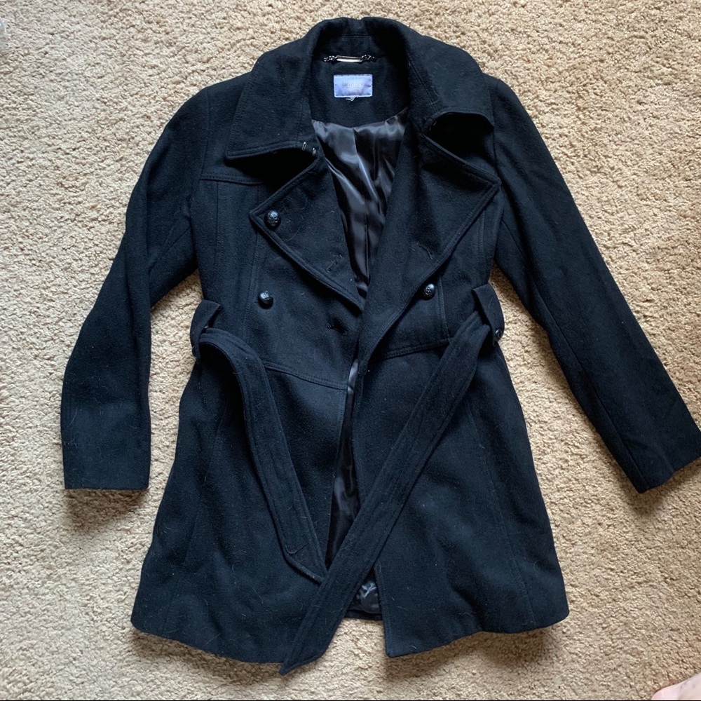 Laundry by Shelli Segal Wool Trench Coat